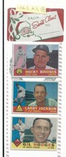1960 TOPPS Christmas RACK PACK W HOF GIL HODGES/ROGER MARIS ALL STAR/POS MANTLE picture