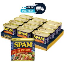 SPAM Less Sodium 12 Oz Pack Of 12 , Fast Delivery picture