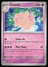 Clefable 036/165 Uncommon 151 Pokemon Near Mint picture