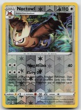 Noctowl 144/202 Reverse Holo LP Sword & Shield Pokemon picture
