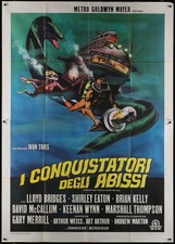 Around World Under Sea Lloyd Bridges Shirley Eaton 1966 Italian 55x78 Poster picture