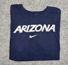 Nike University Of Arizona Wildcats T-Shirt Cotton Navy Blue Size Extra Large picture