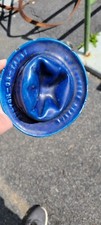 ANTIQUE BURTON ON TRENT FOUNDRY CAST IRON ENAMEL ADVERTISING FIGURAL TOY ASHTRAY picture