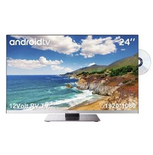 SYLVOX 12/24 Volt TV 24 inch RV TV 1080P Full HD Smart TV with APP Store Camper picture