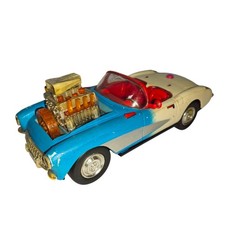 Toy State Industrial Hot Rod Car Unisex OS Blue Good Vintage 1984 Corvette Style picture