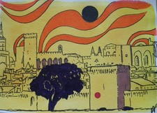 André Francis (1925-2019) (081) - watercolor - Avignon picture