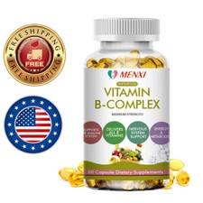 Vitamin B Complex Capsules With Vitamin B1, B2, B3, B5, B6, B12 - High Potency picture