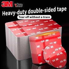 5X 3M VHB Double Sided Adhesive Foam Pads Heavy Duty Sticky Fixings Number Plate picture