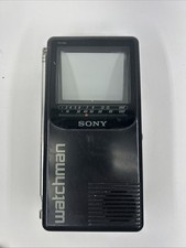 Vintage Sony Watchman FD-230 Portable Handheld Analog Black &White Television TV picture