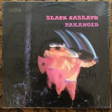 Black Sabbath “Paranoid” 1976. UK/Ireland. NEL 6003. SHRINK.  picture