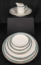 13 Piece Vintage Lenox Lake Shore Pattern Plates, Bowls, & Creamer Set picture