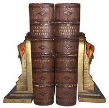 1862, 1st, 2 VOL, NATIONAL PORTRAIT GALLERY EMINENENT AMERICANS, E A DUYCKINCK picture