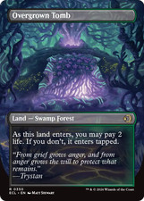 x1 Overgrown Tomb // Overgrown Tomb ECL MTG 350 BORDERLESS RARE M/NM 1x picture