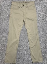 prAna Born From The Experience Men's 31x30* Slim Fit Breathe Light Brown Pants picture