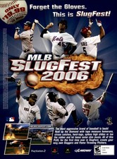 Midway MLB SlugFest 2006 PlayStation 2 Advertisement magazine ad picture