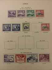 British Commonwealth Cyprus 1938 KGVI Specialised Selection Fine Mint Hinged picture