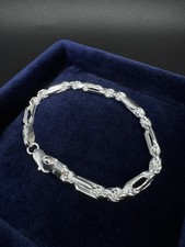 Milano FigaRope Chain Real Solid 925 Sterling Silver Necklace Bracelet 5.5mm 8