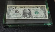 MILEY CYRUS (SIGNED) DOLLAR BILL BACK IN 2003 picture