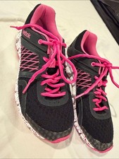 Reebok Black and Pink Women's Athletic Sneakers picture