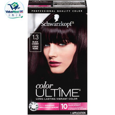 Schwarzkopf Color Ultime Hair Color 1.3 Black Cherry Permanent Dye 10 Weeks S... picture