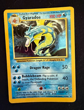*d* 1999 Pokemon TCG Base Set Gyarados 6/102 Holo Rare Unlimited 100 HP picture