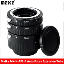 Meike MK-N-AF1-B Auto Focus Macro Extension Tube Ring for  D7200 D7100 D5600 D51 picture