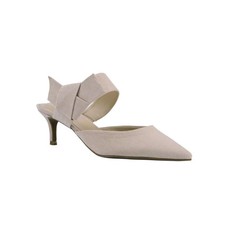 Women's Bandolino Millie Bow Strap Kitten Heel Mules Light Natural picture