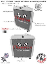 Kool Champion 2 Row All Aluminum Radiator for 1947 - 1954 Chevrolet Suburban picture