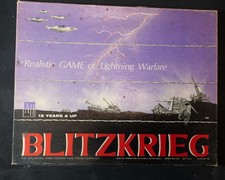 Blitzkrieg Game of Lightning Warfare Board Wargame - Avalon Hill 1965 picture