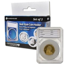 3 PK Guardhouse Defender Coin Slab for Small Dollars (26.5mm) Display & Storage picture