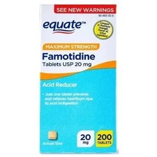 Equate Maximum Strength Famotidine 20mg Tablets, 200 Count picture