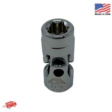 CTA Tools 2476 E10 Star Socket with U-Joint: Low-Profile 1/4