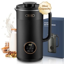FOHERE HB-B106K Nut Milk Maker, 35oz Automatic Machine, 800W Homemade Plant Milk picture