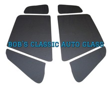 1953 - 1958 Studebaker 2 Dr Hardtop Classic Auto Glass New 2dr Flat Windows  picture