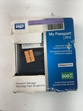 WD My Passport ULTRA 500 GB Go - Portable HARD DRIVE - Black - In Package picture