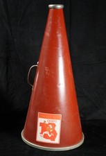 Vintage Kansas City Chiefs Cheerleader Megaphone Rare Running Indian Logo (A9) picture