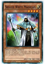 Skilled White Magician - YGLD-ENC20 - Common - 1st Edition Lightly Played picture