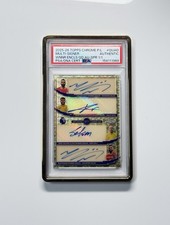25-26 Topps Chrome P/L Winners Enclosure Quad Superfractor Auto 1/1 Salah x2… picture