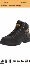 Caterpillar CAT Steel Toe EH Lace-Up Work Boots Men's 7.5 Medium P90936 picture