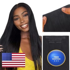 IDN BEAUTY Clip In Hair Extensions 14 Inch 100g 7Pcs Natural Black picture