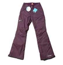 NWT Columbia Womens Insulated Snow Ski Pants Size XS Omni Heat Purple Plum picture