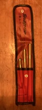 Snap-On Tools PPB30AK 3-Piece Bronze Punch Set With Kit Bag New Unused picture