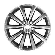 Refurbished Painted Bright Silver Front Aluminum Wheel 18 x 8 picture