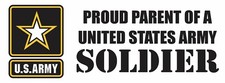 Proud Parent of an Army Soldier Bumper Sticker picture