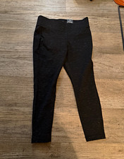Torrid Pixie Pant High-Rise Pull-On Space Dye Black Skinny Leggings Plus picture
