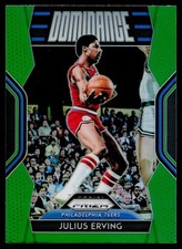 2018-19 Panini Prizm #17 Julius Erving Dominance Green picture