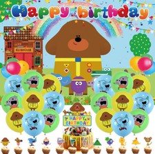 Hey Duggee Party Supplies Set Balloons Cake Toppers Banner Birthday Decor picture