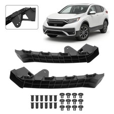 Pair Black Front Bumper Headlight Support Bracket For Honda CR-V CRV 2017-2022 picture