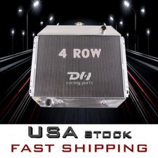 4 Row All-Aluminum Radiator For 66-1979 Ford F100 F150 F250 F350 Bronco TRUCK V8 picture