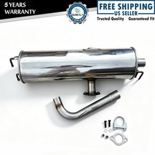 Fits: 2004-2005 Toyota Rav4 2.4L Exhaust Rear Muffler Tail Pipe Stainless Steel picture